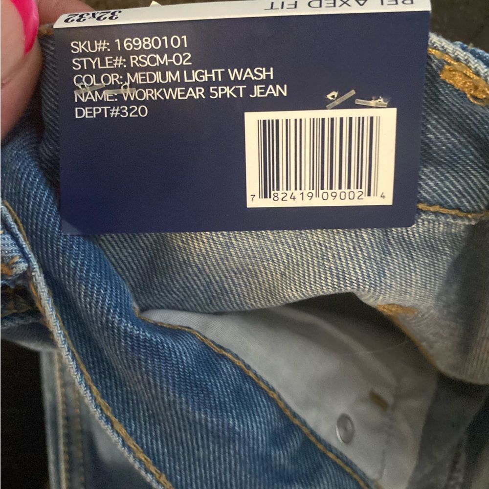 Rivet Workwear Rugged Denim Relaxed Jeans size 32*32 NWT - Picture 5 of 9